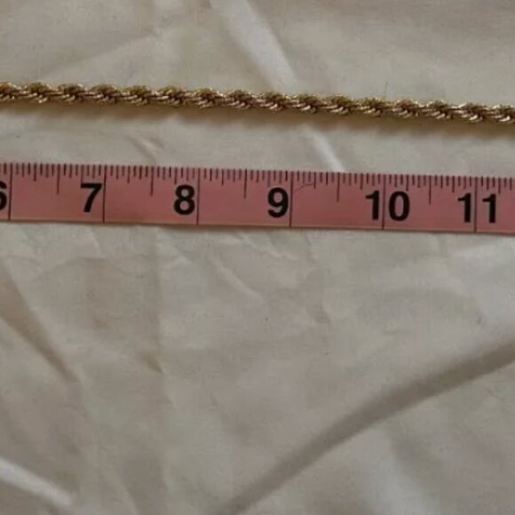 SkyLine Jewelry, Plum & Gold Tone Rope Chain Necklace - Picture 2 of 6